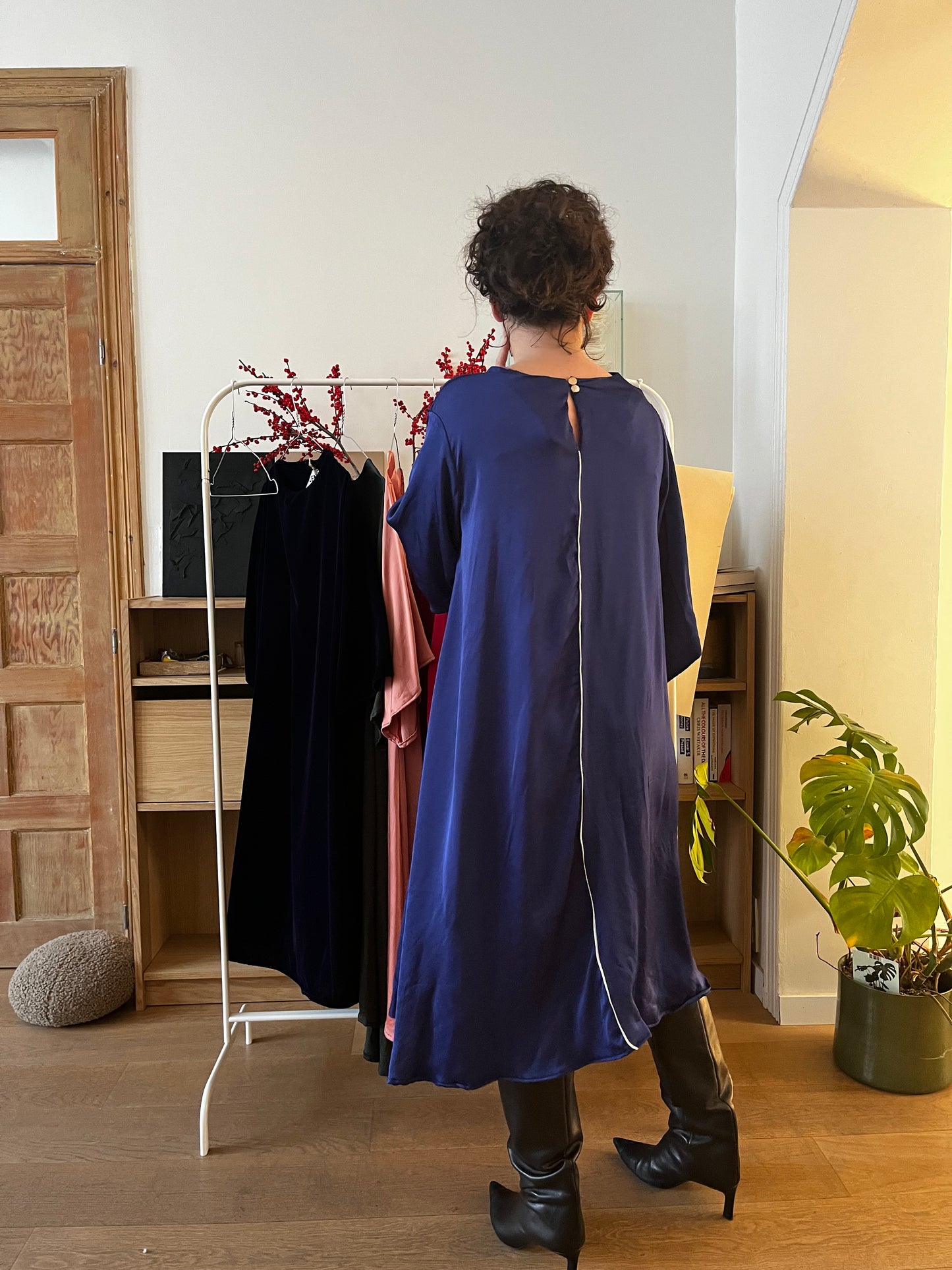 A-Line Dress | Midnight Blue