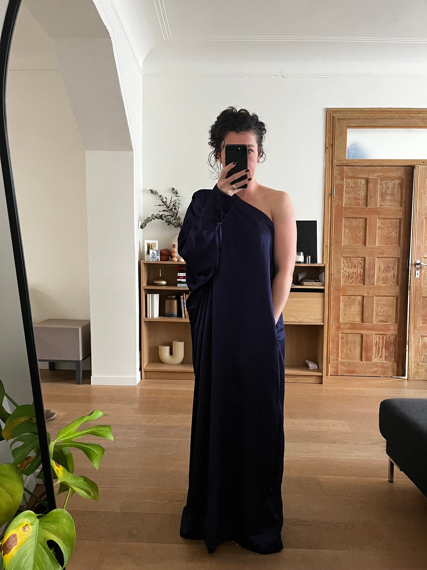 One Shoulder Dress - The Midnight Blue One