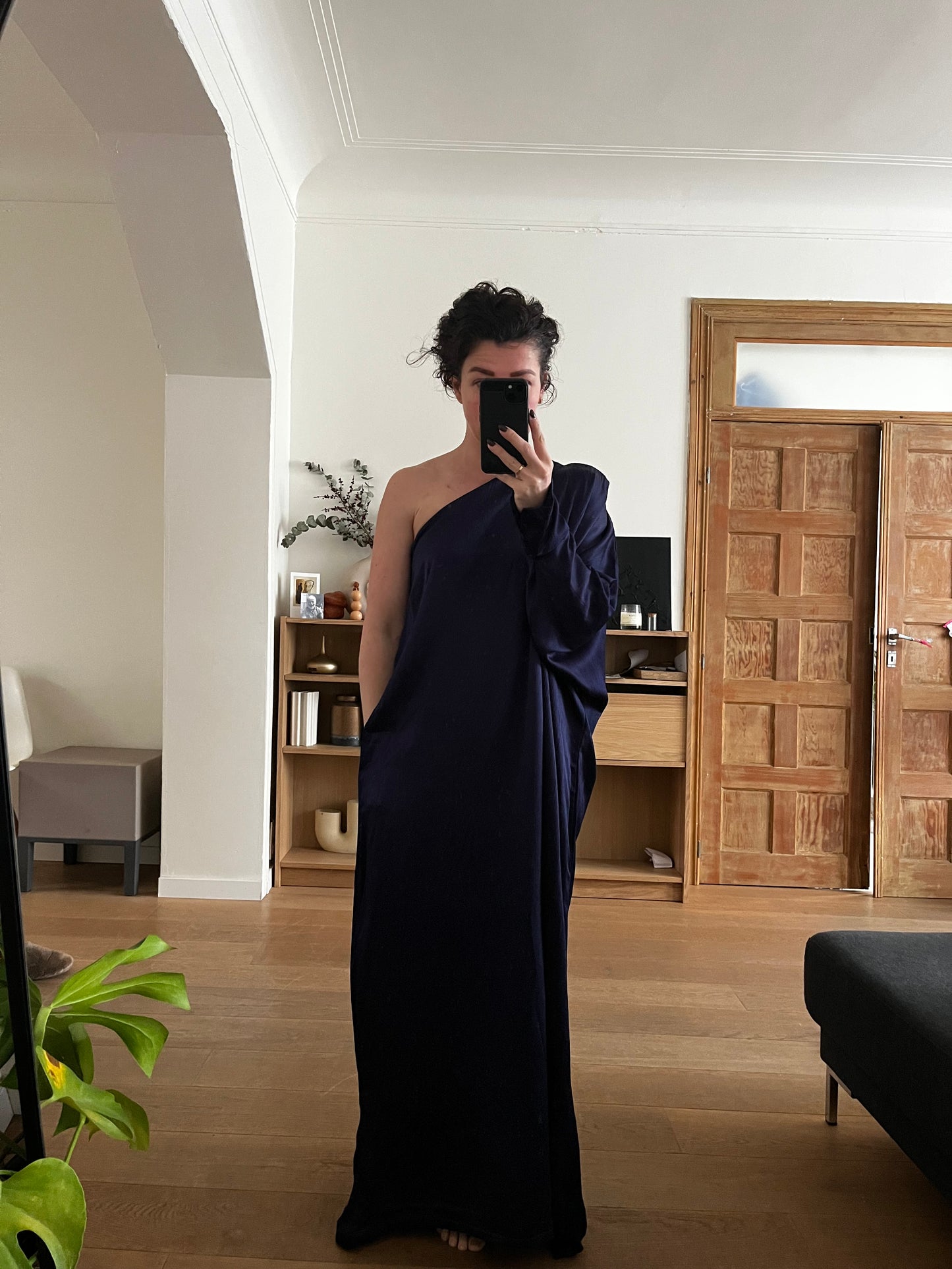 One Shoulder Dress - The Midnight Blue One