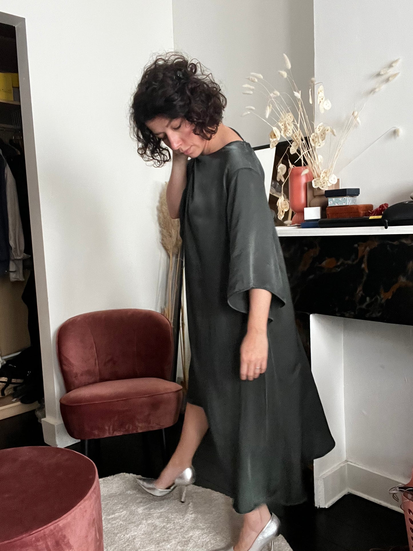 A-Line Dress | Emerald