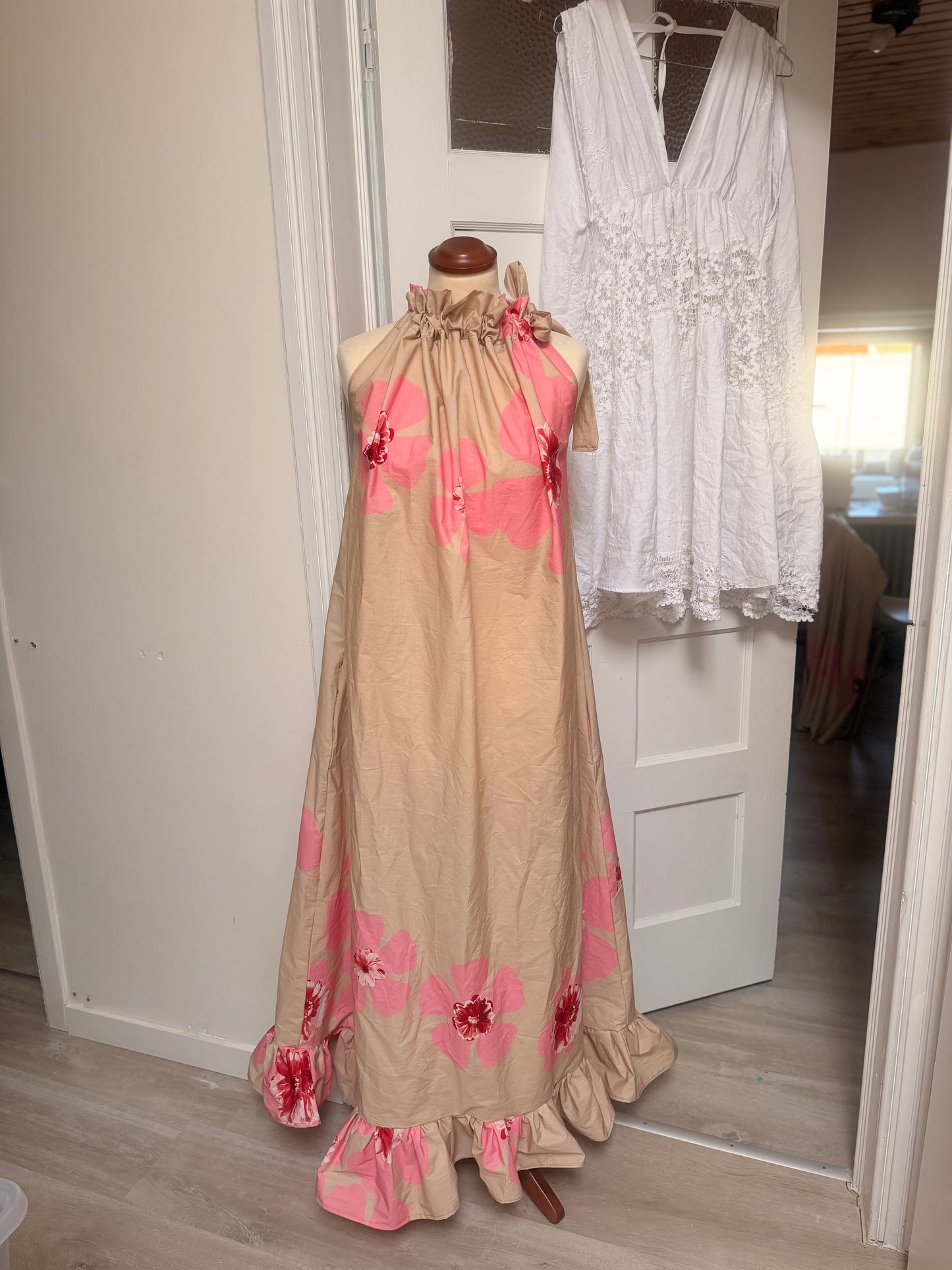 CHPTR IV - The Maxi Dress Pink & Mokka