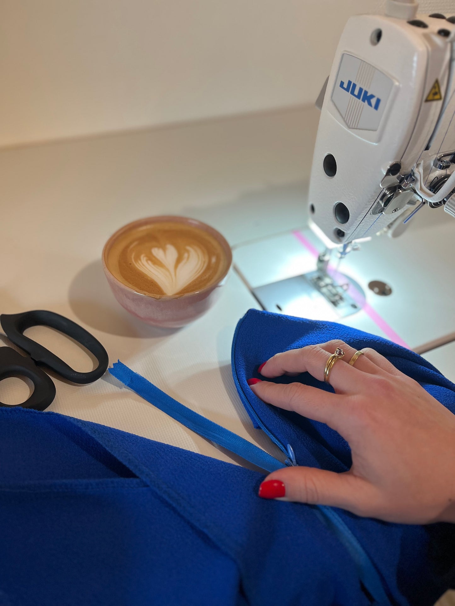 One Shoulder Dress - The Indigo Blue One