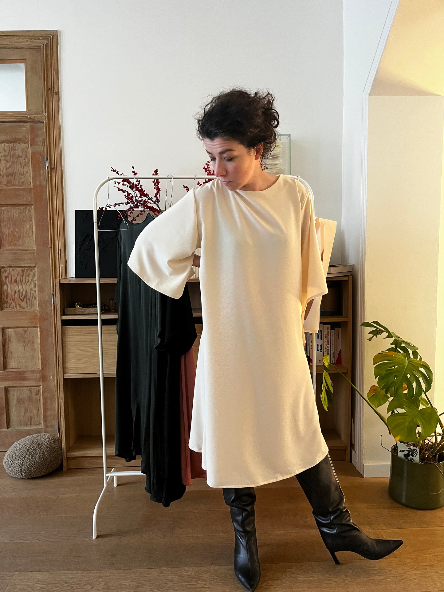 A-Line Dress | Mushroom
