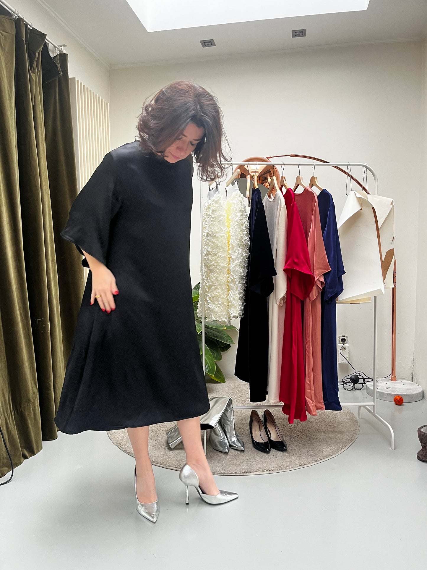 A-Line Dress | Black