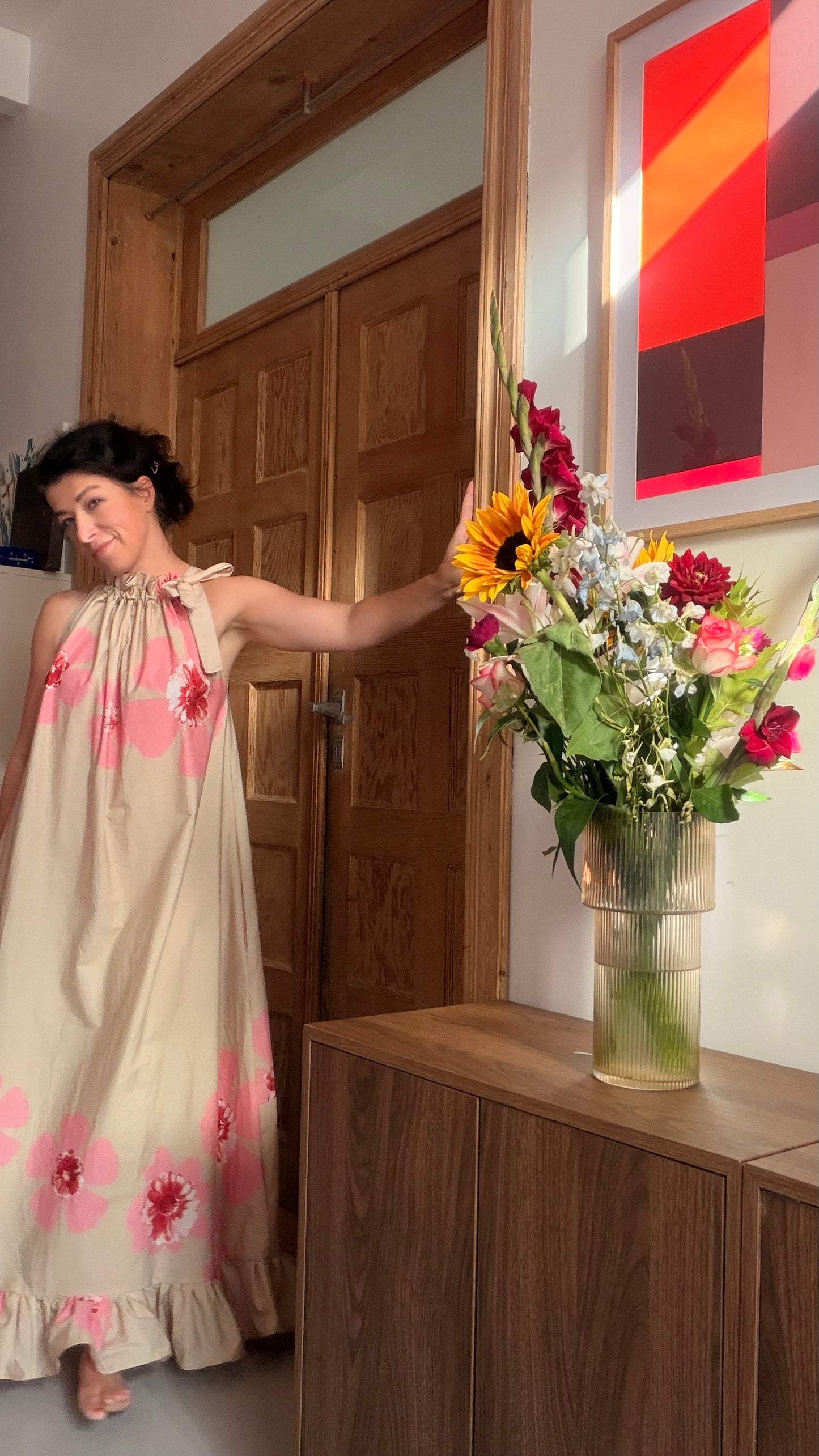 CHPTR IV - The Maxi Dress Pink & Mokka