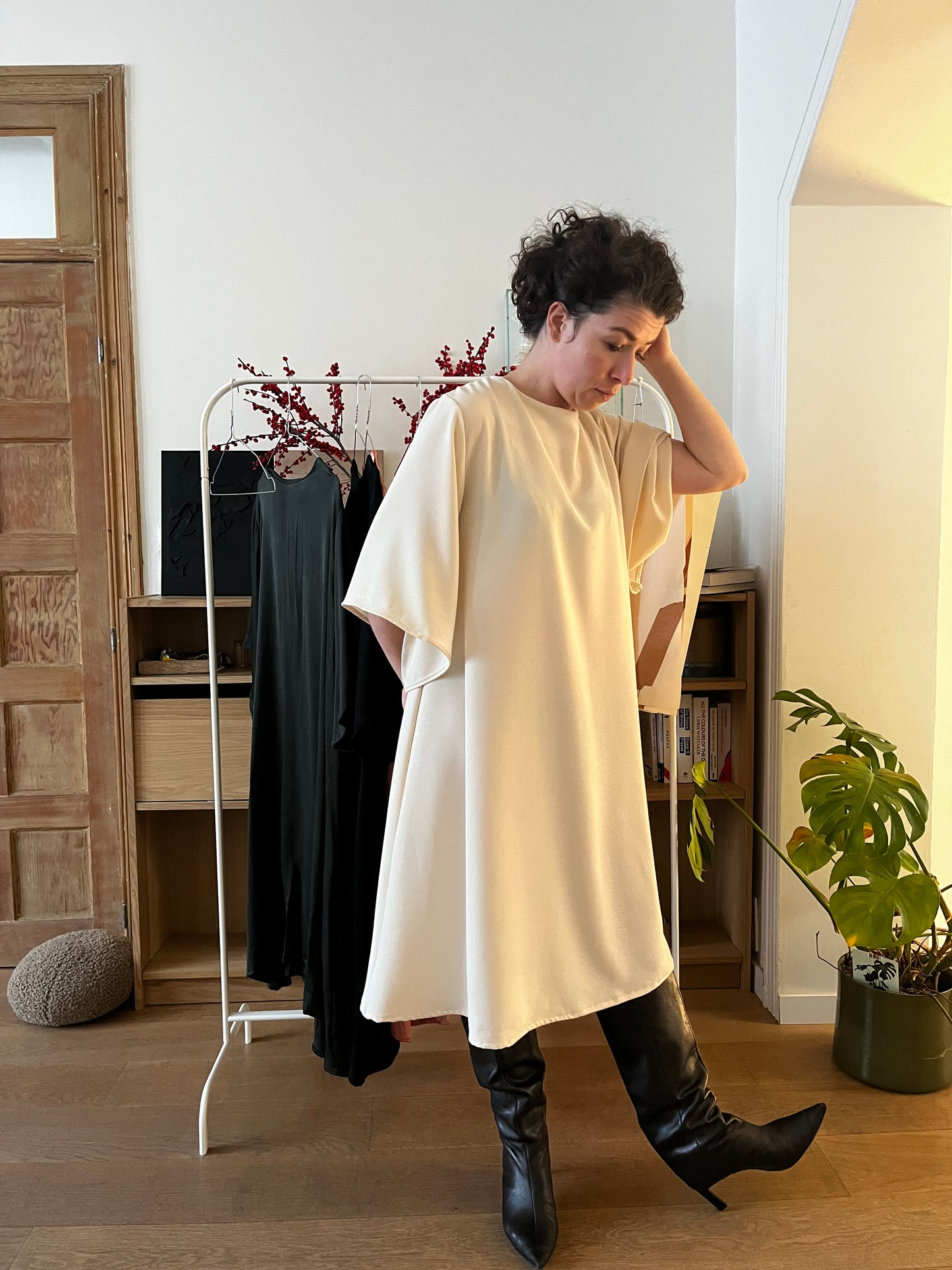 A-Line Dress | Mushroom