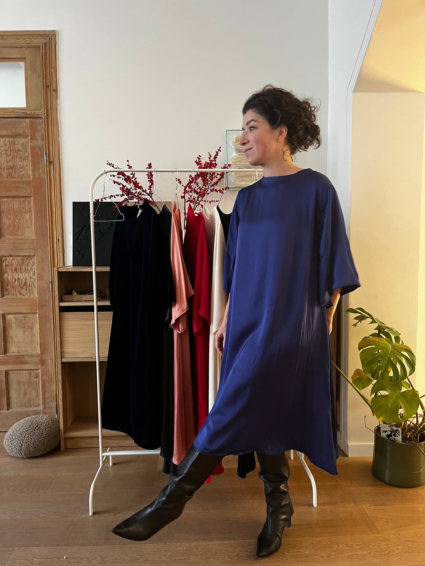 A-Line Dress | Midnight Blue