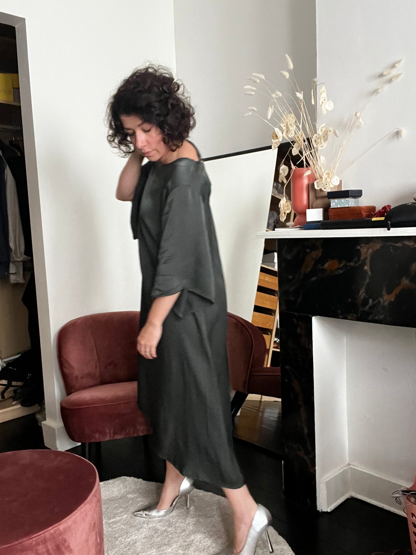 A-Line Dress | Emerald