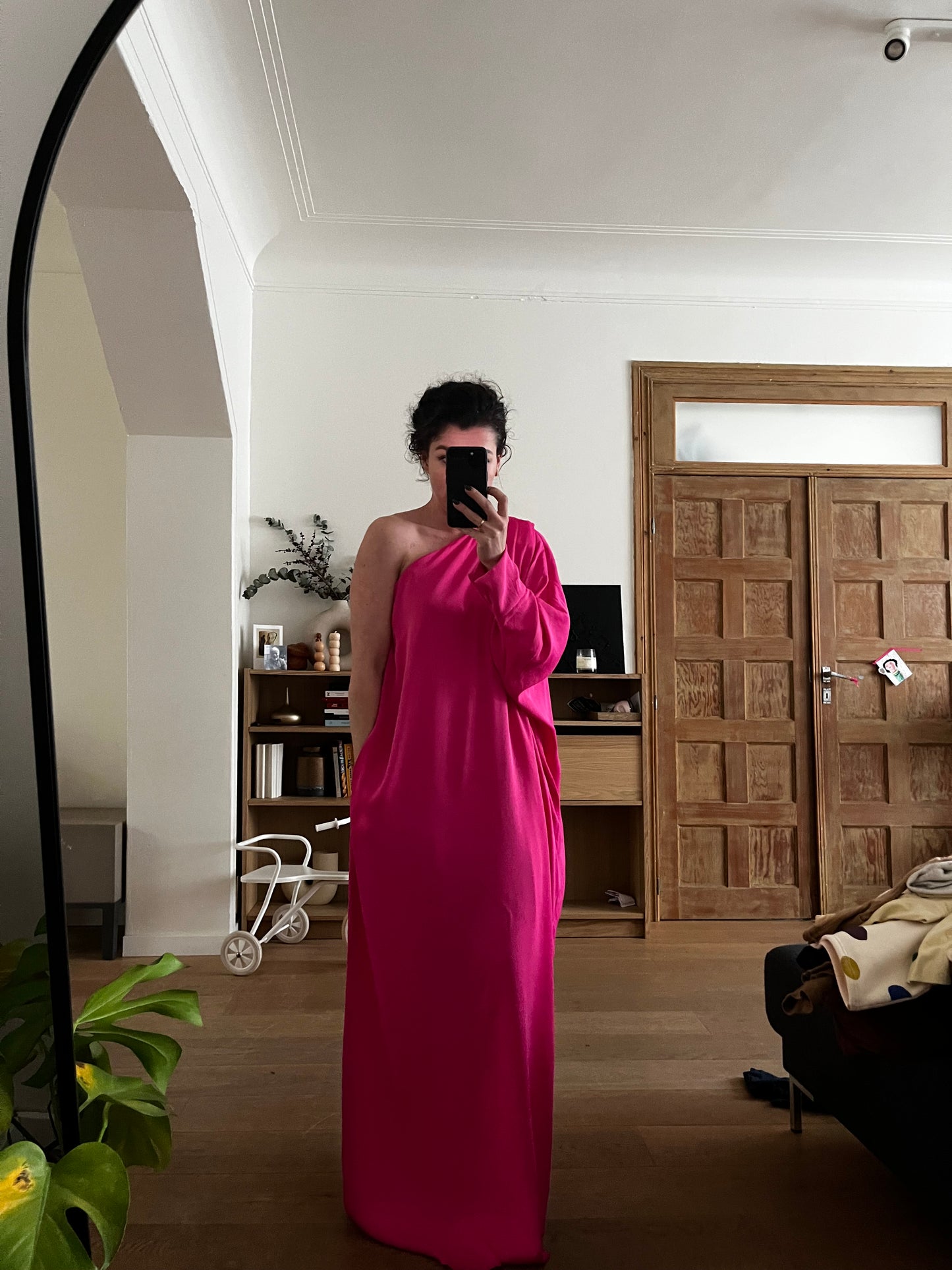 One Shoulder Dress - The Bright Pink One